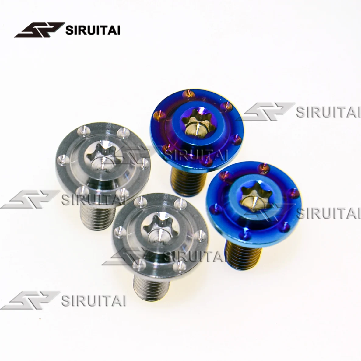 TAIMEILI Schrauben aus Titanlegierung mit Schmetterlingskopf, Leiterform, M6x17mm, für Motorradgehäuse/2 Stück/4 Stück – Detail 3