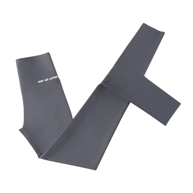 กางเกงโยคะทรงขากว้างสำหรับผู้หญิง ผ้าเนื้อแมท ลายวีคัทสวยงาม ลายวินเทจเรโทร สีสะท้อนแสง ผ้าฝ้าย ความยาวระดับเข่า แบบมีรูระบายอากาศ