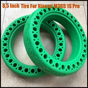 8.5 Inch Front Rear Tire Type Wheel For Xiaomi M365 1S Pro 2 Electric Scooter Accessory Anti-Puncture Honeycomb Hollow Tire Part