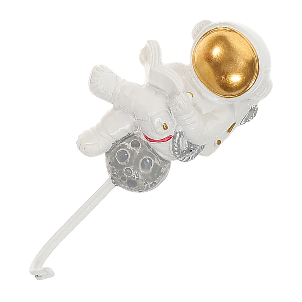 

Astronaut Hooks Home Decor Bathroom Wall Mount Adhesive Hanger Sticky Hanging Entryway Coat Hooks Resin Design Multifunctional