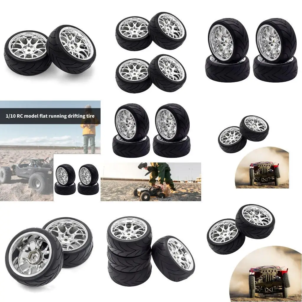 

Точные замены дистанционного управления колесные шины с 12 -мм адаптером для 1/10 модельных аксессуаров модификации автомобиля