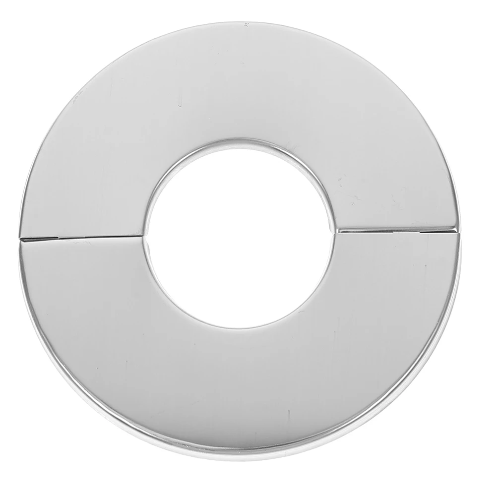 

Modern Stainless Steel Water Pipe Cover Split Design Round Plate Faucet Decorative Flange Bathroom Accessory