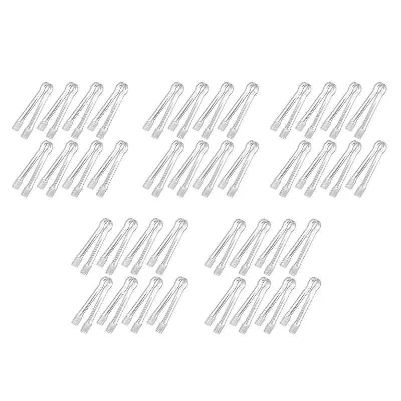 

Набор пластиковых щипцов для сервировки AT05-40, 40 шт., мини-щипцы для закусок, прозрачные кухонные щипцы, 6,3 дюйма, маленькие щипцы для льда