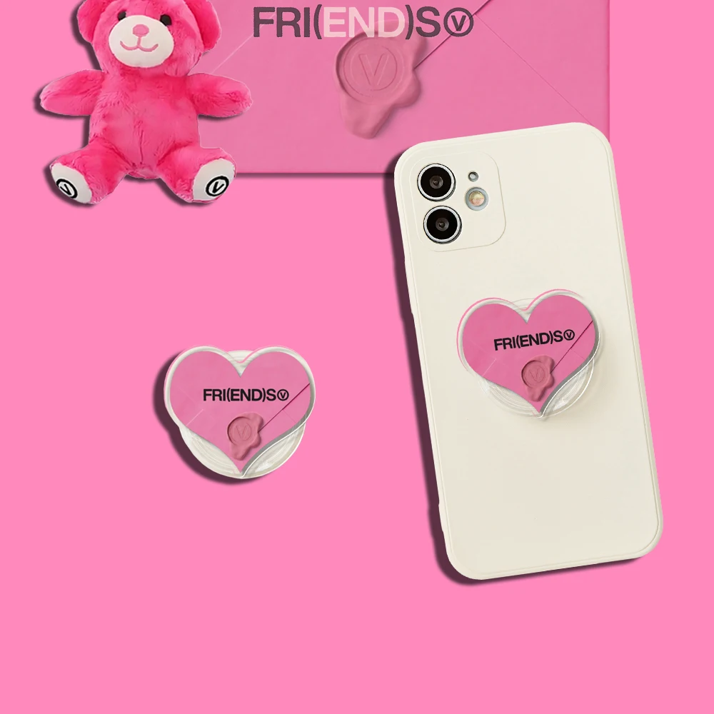 Acrylic Kpop Mobile Phone Holder Ring Stand FRIENDS V Album LAYOVER Agust DDays Teakook Grip Holder Socket Expanding Accessories