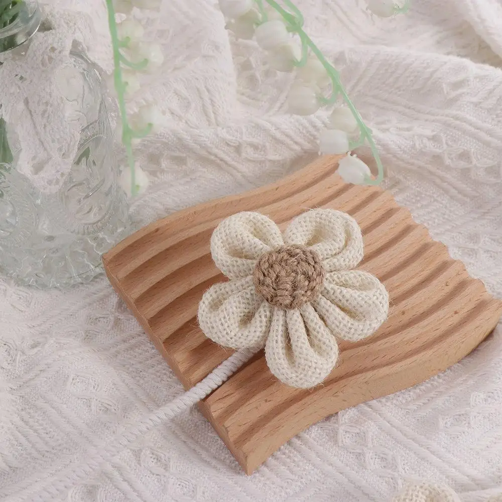 Practical Handmade Flower Curtain Ties Flower Shape Easy to Use Cartoon Curtain Tieback Sturdy Curtain Strap Home Decor