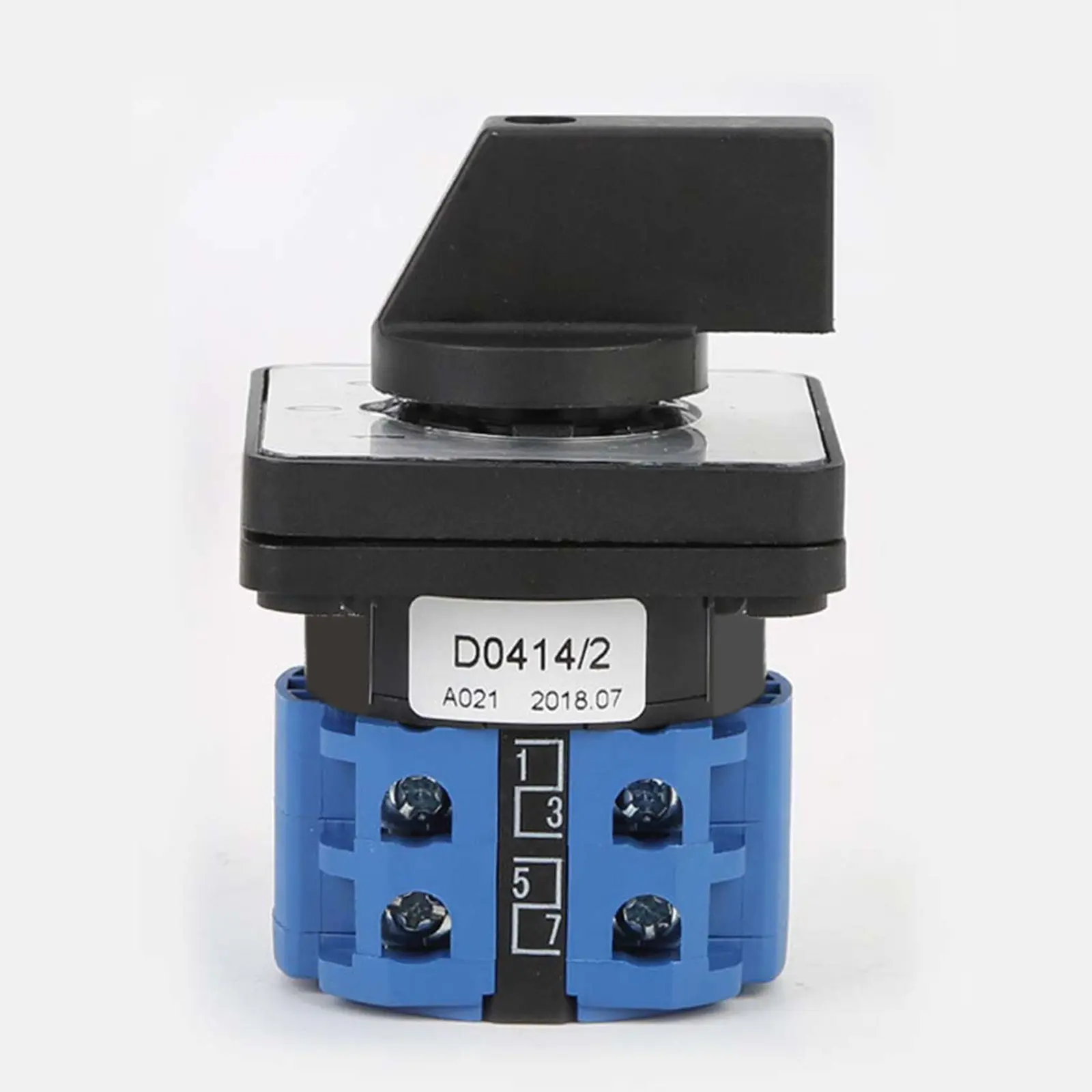 220V 20A 3 Position Rotary Select Power Changeover Switch Blue For Circuit Motor Control Electrical Equipment