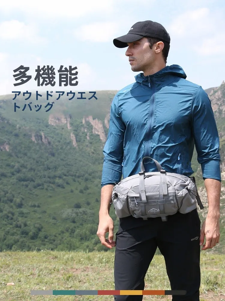 large-capacity-sports-fanny-pack-outdoor-hiking-cycling-unisex-waist-bag-durable-water-resistant-polyester-belt-adjustment-sy