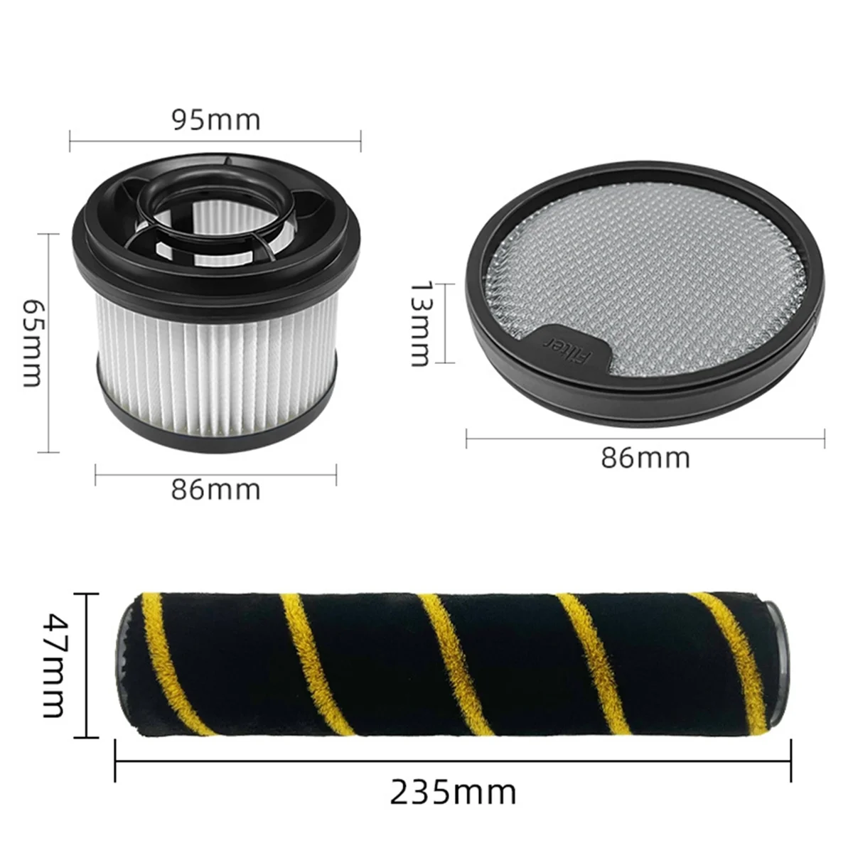 مناسبة لملحقات المكنسة الكهربائية MOVA S3/S5 ملحقات مرشح الفلتر