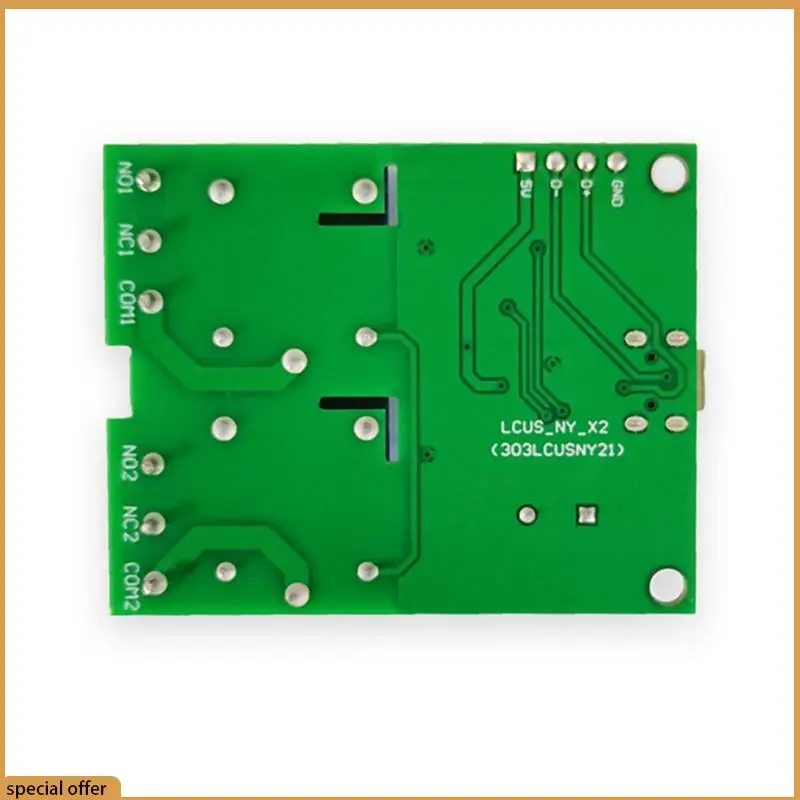 A68Z LCUS-2 Tipo Modulo relè USB a 2 vie Interruttore di controllo intelligente Relè Porta seriale del computer USB
