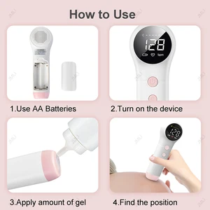 الموجات فوق الصوتية دوبلر المحمولة للنساء الحوامل ، جهاز مراقبة الحمل الإلكتروني ، سماعة الطبيب الجنينية ، للطفل أفضل 8 أجهزة مبيعا للموجات فوق الصوتية المحمولة للنساء الحوامل - No6