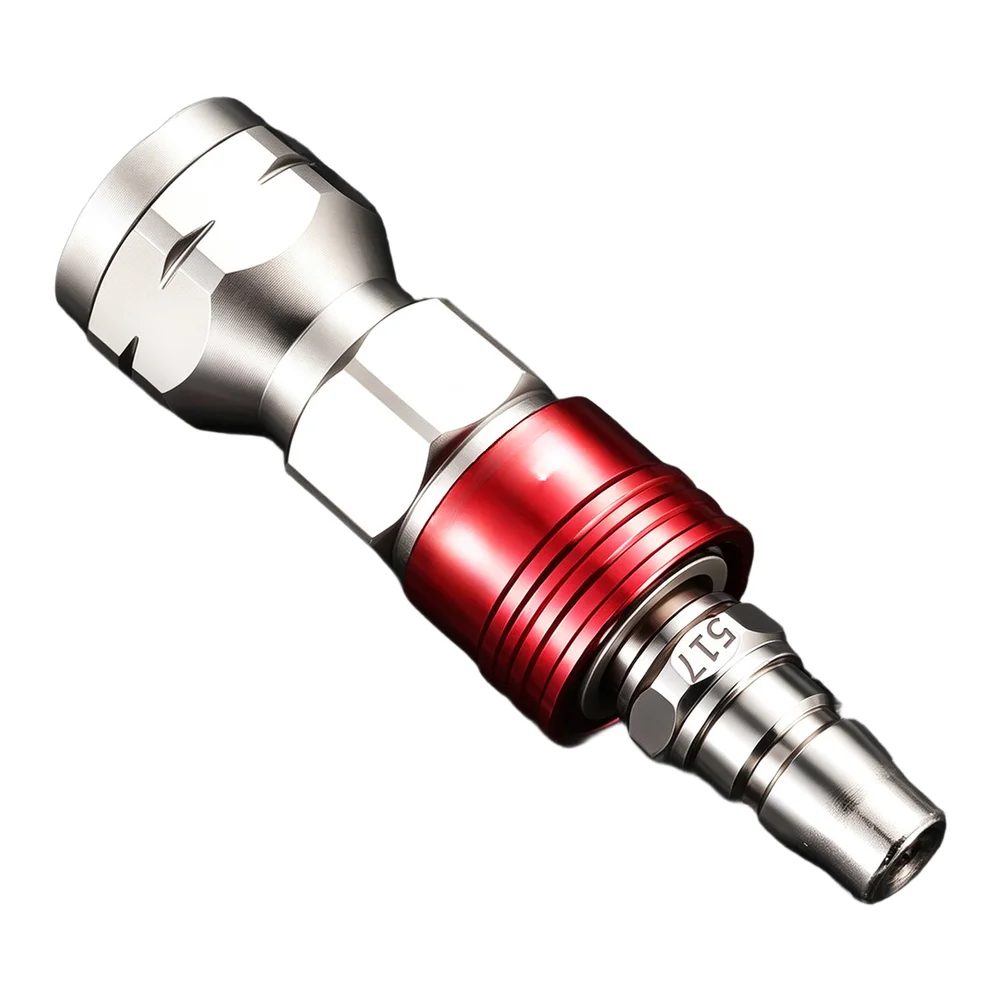Quick Change Spray Tip Nozzle Stainless Steel - Uniform Application - 9.4 cm x 2.3 cm - Red - High Durability Design