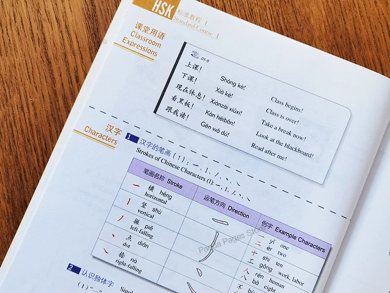 HSK Standard Course（3 Books) Textbook and Workbook 1 with