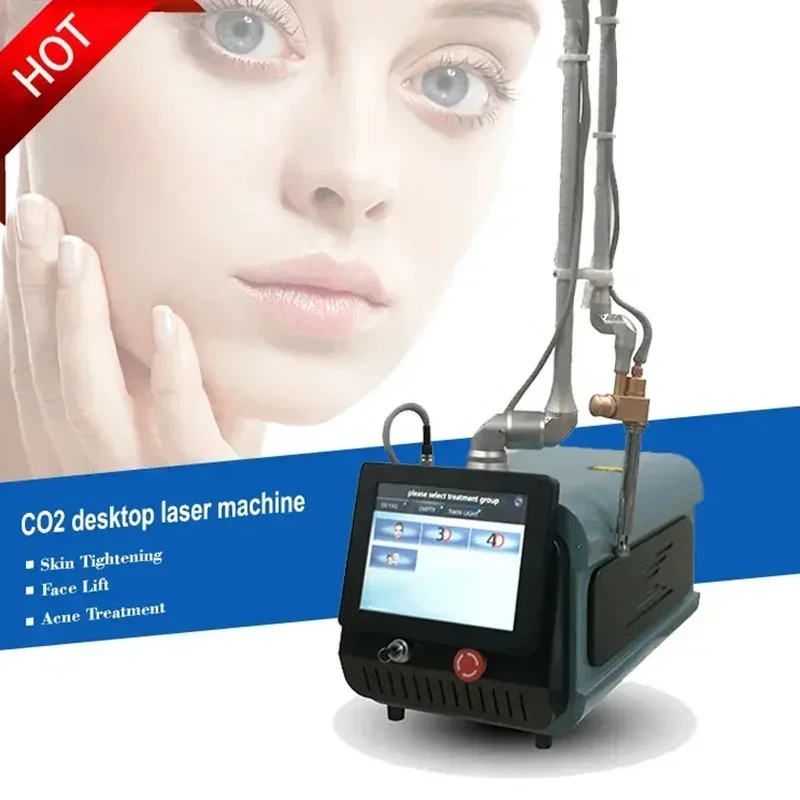 2024 NEW Glass 10600nm Carbon Dioxide Laser Vaginal Tightening Portable Co2 Laser Beauty Portable Co2 Fractional Laser Machine