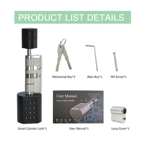 Tuya App Digial Digial Electronic Digial Digial Keyper Kabeljau 10 Hauptverkaufsgate -Schlösser - №8