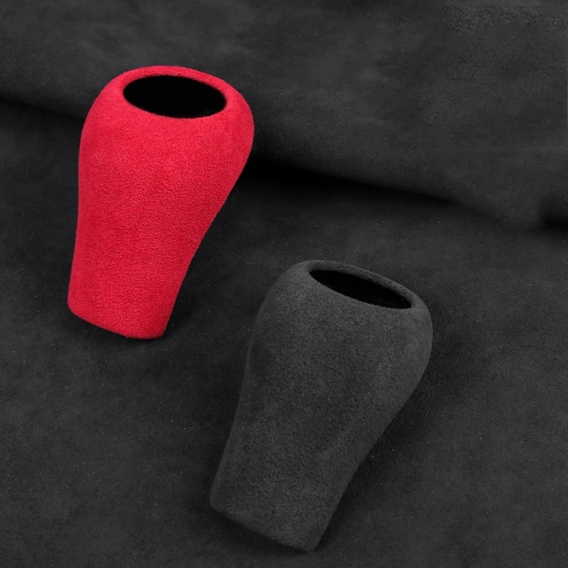 For Mercedes Benz W169 W203 W204 W211 W212 W461 W463 GLS X166 GLK X164 2009-2011 Italian Suede Overlay Gear Shift Knob Cover