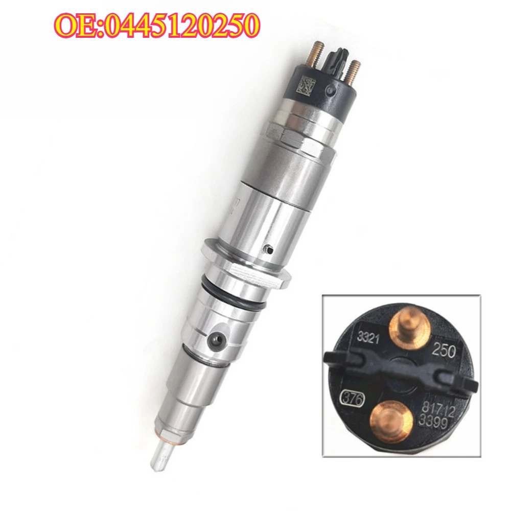 Original High Quality New For 0445120250 5263321 4983267 common rail injector