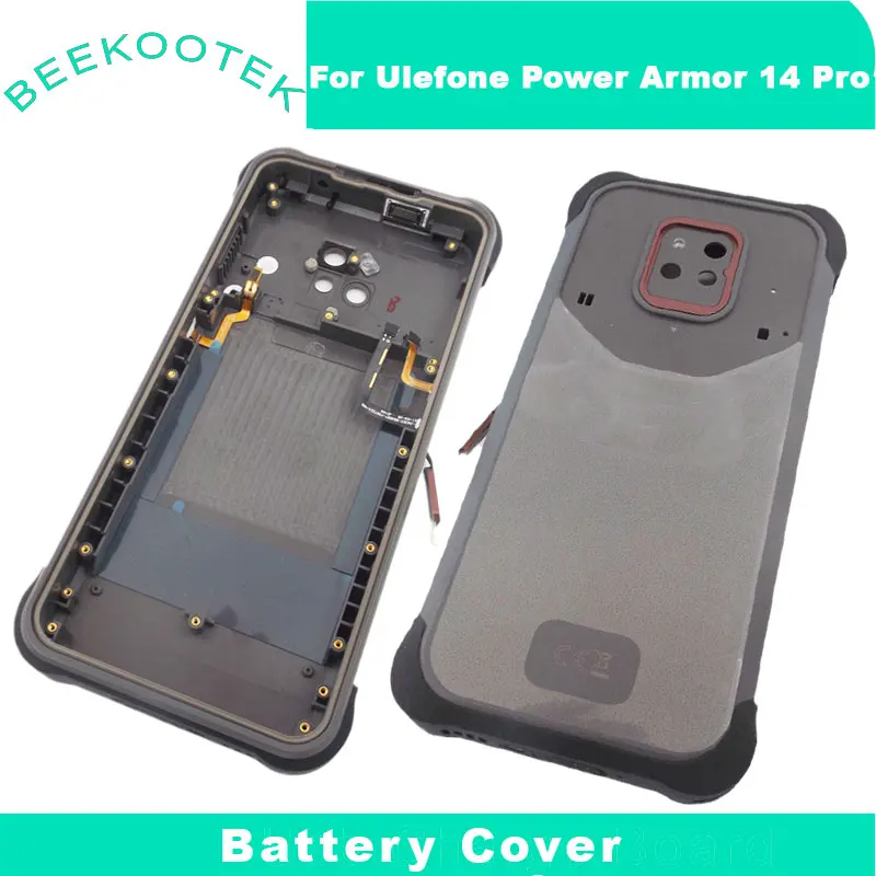 New Original Bottom Case Battery Back Cover Fingerprint Sensor Receiver Replacement Accessories For Ulefone Power Armor 14 Pro