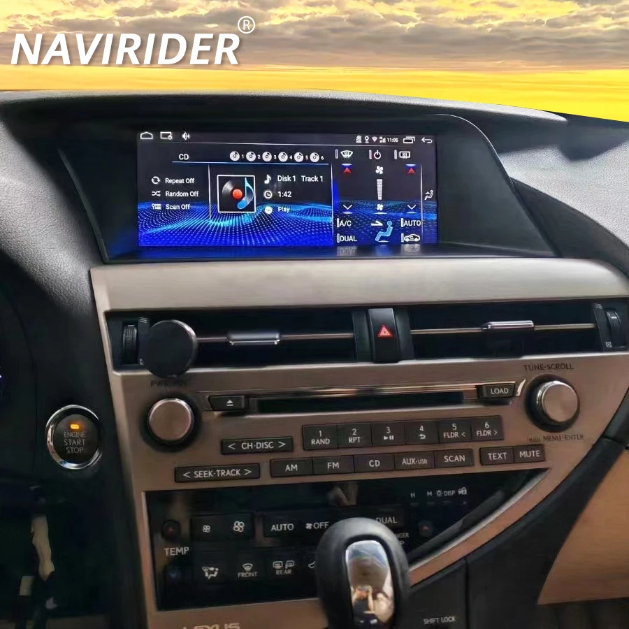 

10.25" Car Radio For Lexus RX RX270 2009- 2015 GPS Car Multimedia Auto 360 Camera Android 13 Video Player 4G Stereo CarPlay