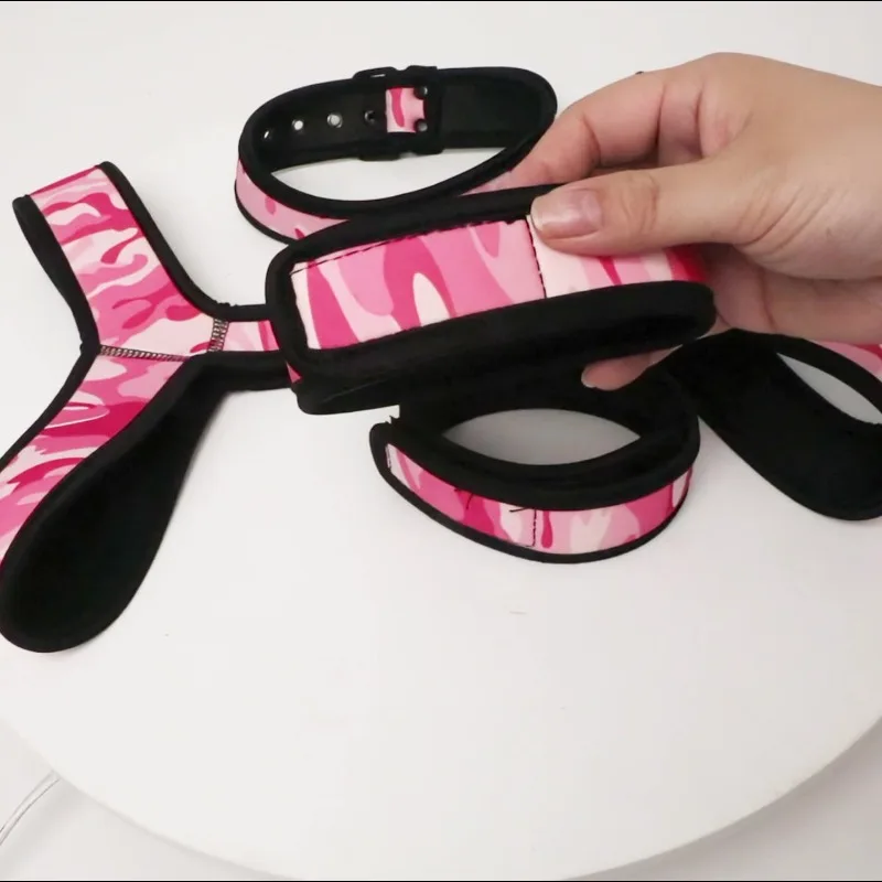 أزياء للجنسين أزياء مثيرة اللاتكس فتح الفم الكلب القبعات هالوين Pupply لعب الأزواج ألعاب كامل الوجه أقنعة الوثن هود