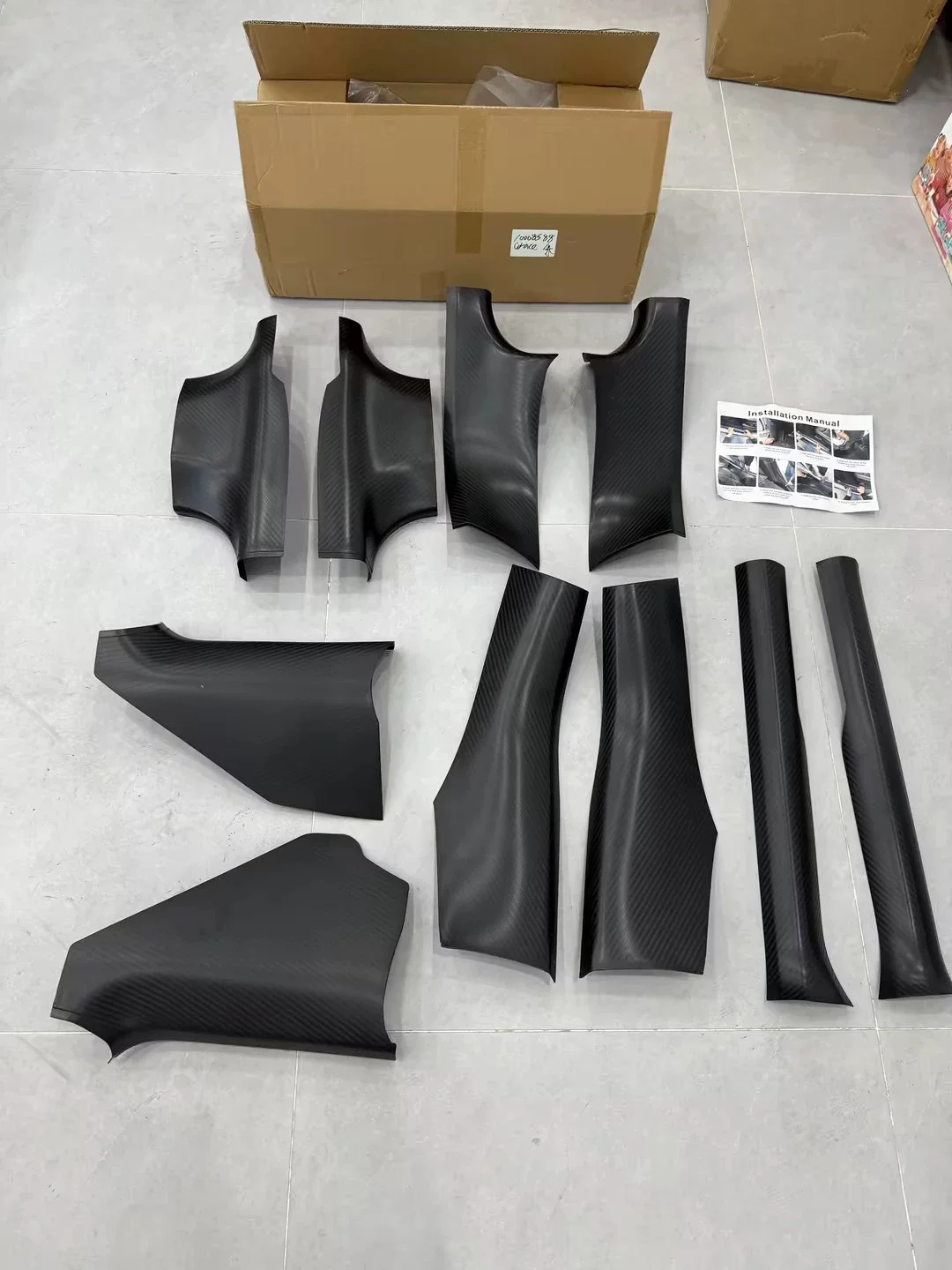 For Tesla New Model Y Juniper 2025 ABS Front Rear Door Sill Protector Threshold Strip Anti-kick Guard Panel Waterproof Pad