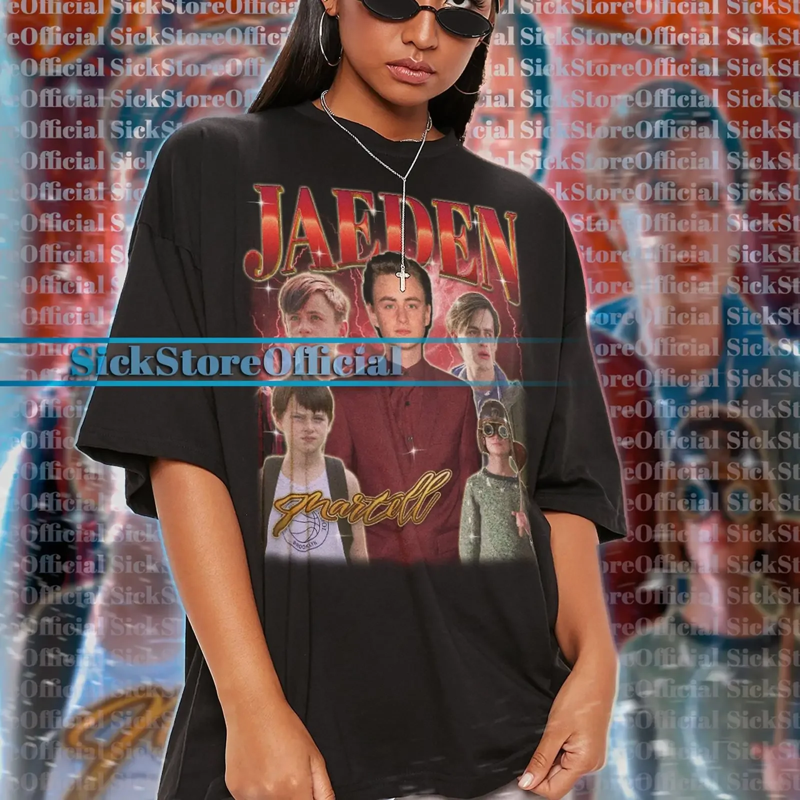 Camiseta Vintage de Homenaje a Jaeden Martell, Estilo Retro de los 90, Talla Grande, Merchandising para Fans, Regalo, Estilo Vintage Lavado, Suave, Elegante y Cómodo