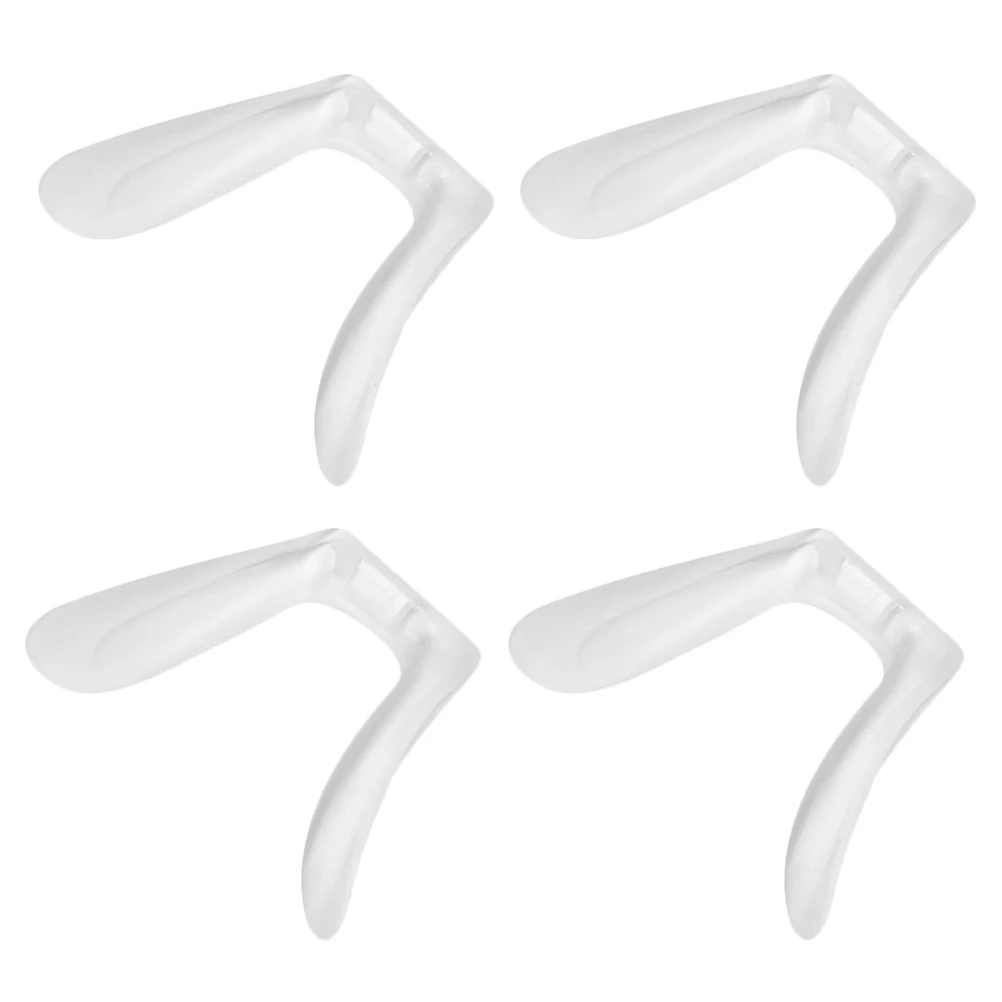 

4pcs Pads Soft Silicone Comfort Glasses Eyeglass Repair Replacement Parts Non Slip U Shaped Pad Non Slip Eyeglass Nose Pads