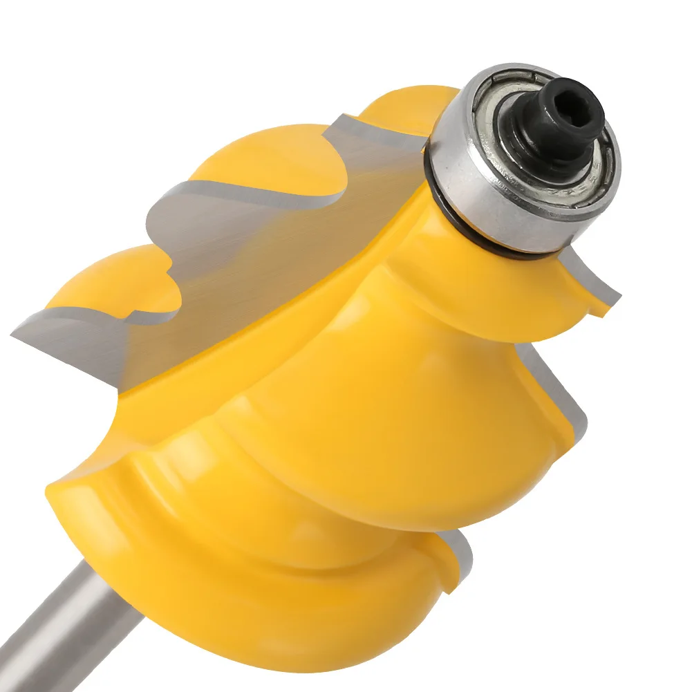 1 buah 6mm 1/4Shank Router cetakan arsitektur Bit pisau garis pekerjaan kayu pemotong Tenon untuk alat pertukangan