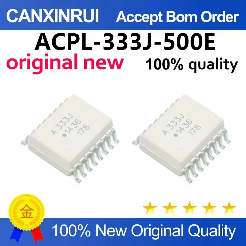 (5pcs-100pcs)Brand new original ACPL-333J-500E SOP16 A333J IGBT driver optocoupler