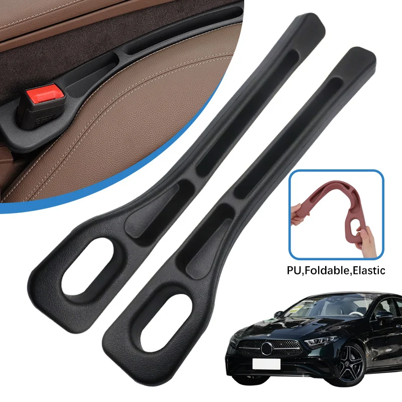 Car Seat Gap Leak-proof Storage Plug Strip For Mercedes Benz CLS  W218 W219 Car Seat Gap Filler Organizer Interior Accessories