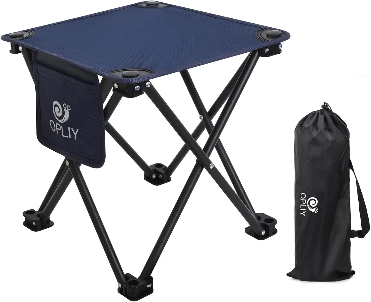 

Folding Camping Stool with Carry Bag, Portable Seat for Outdoor Activities, Heavy Duty 320Lbs Capacity