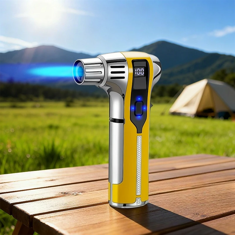 Outdoor Camping BBQ Electronic Lighter Point Moxibustion Special High Temperature Strong Continuation Kitchen Jet Gun