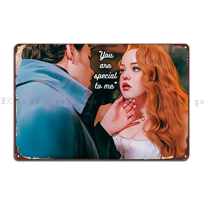 You Are Special To Me Penelope And Colin Polin Bridgerton Metal Plaque Living Room Club Printing Wall Decor Tin Sign Poster