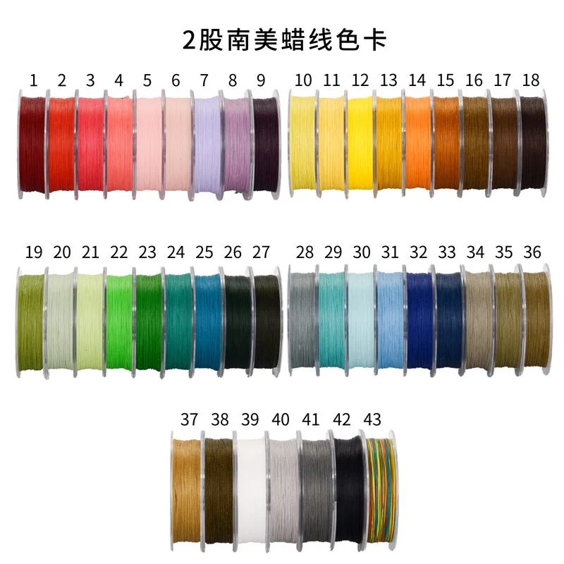 0.2MM wax pearl line Chinese Knot Macrame cord rope For Jewelry Making Beading Thread Braided String DIY Bracelet Accessories