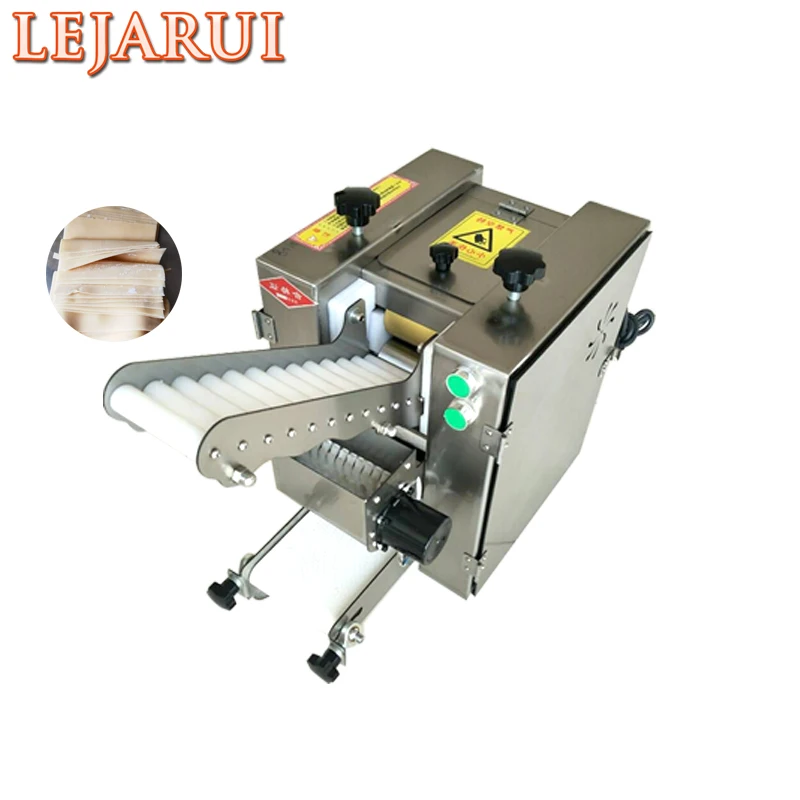 Dumpling Wrapper Maker Machine Electric Automatic Wonton Wrappers Machine Roll Dough Press Commercial Round Dumpling Skin Machin