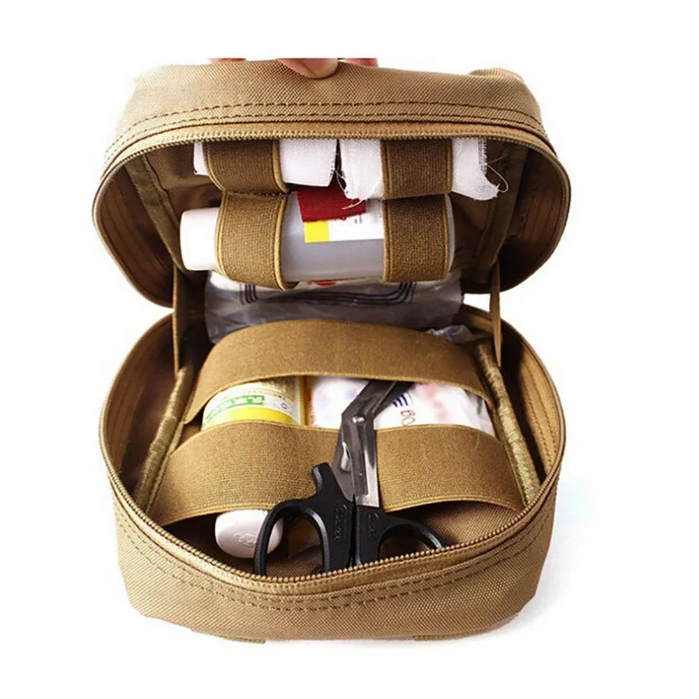 Trousse de premiers soins d'urgence en plein air, sac médical Molle Dulle, outil de survie en voiture, camping, chasse, poudres EDC