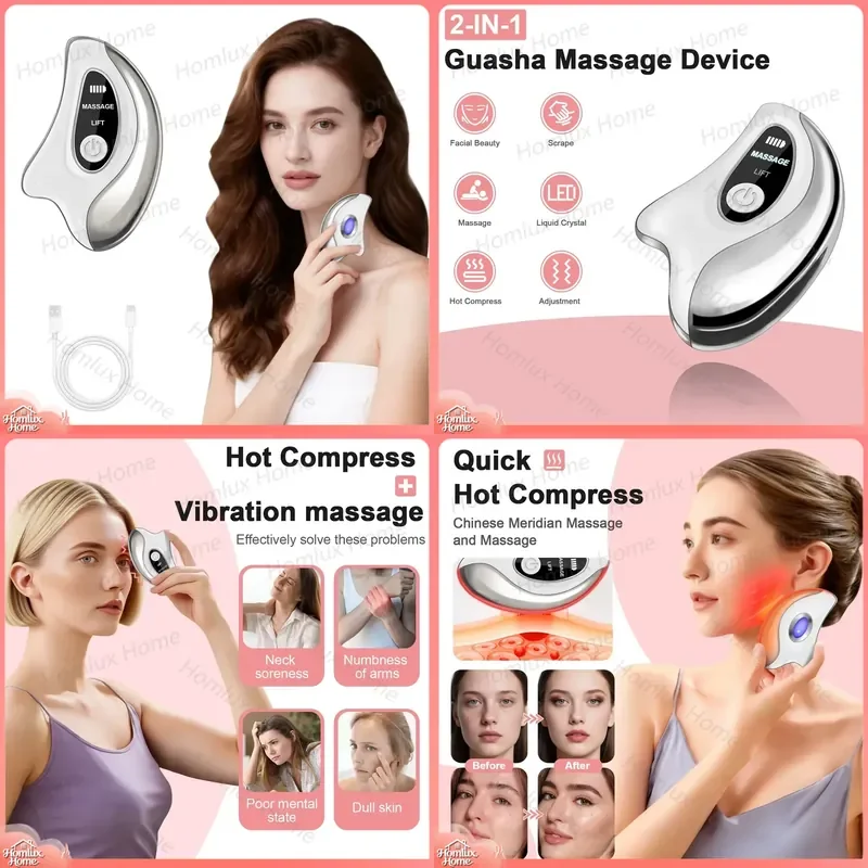 EMS Facial Massager Micro Current Face Lifting Device Anti Aging Skin Tightening V Line Shaping Tool for Home Use Beauty