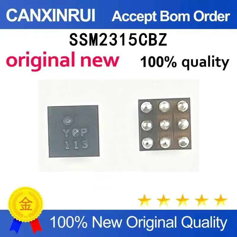 （5-100 pieces）SSM2315CBZ SSM2315 silk screen YOP (YOP 122) brand new original BGA-9