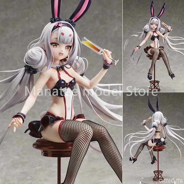 

FREEing Original B-style Azur Lane Shimakaze World's Speediest Bunny Waitress PVC Action Figure Anime Model Toys Collection Doll