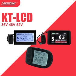 KT LCD Meter for Electric Bicycle, Intelligent Controller, Ebike Panel, Julet, Waterproof, LCD3, LCD8HU, LCD5, 24V, 36V, 48V