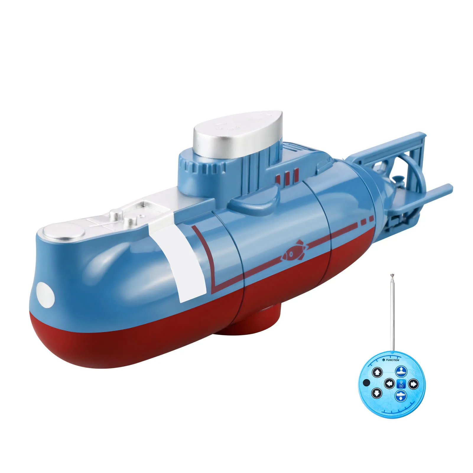 Mini RC Submarine RC Boat Remote Control Boat Water Resistant RC  for Kids Remote Control Boat