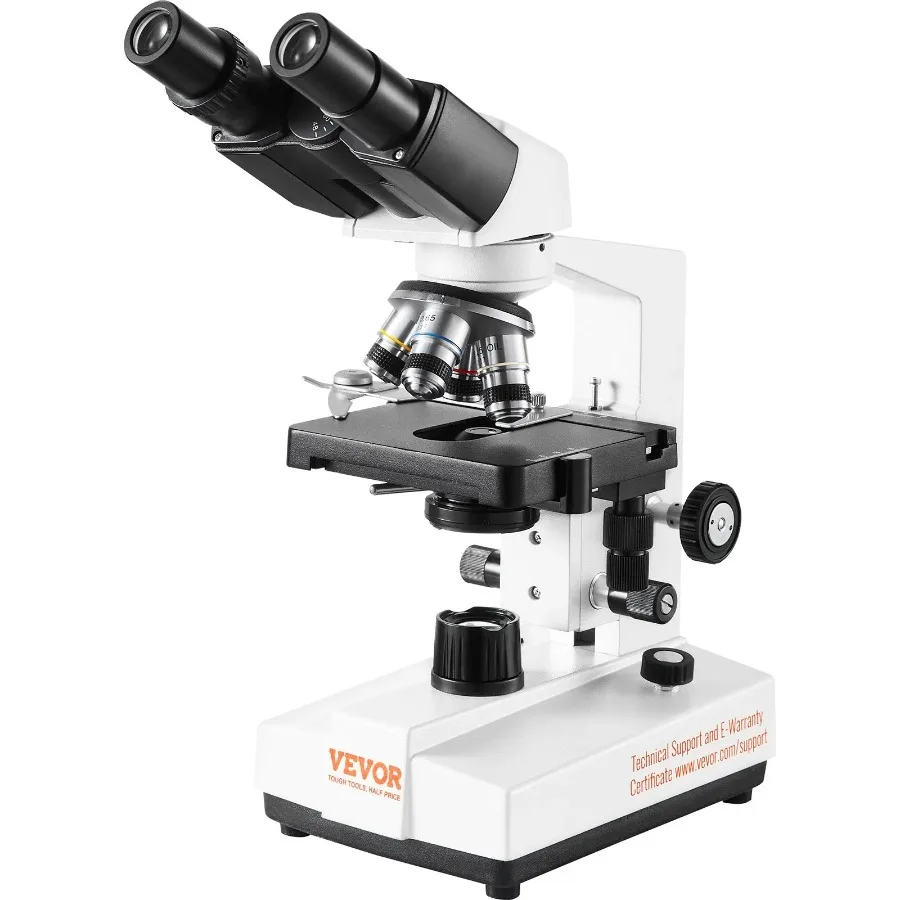 

cular Compound Microscope 40X2500X Magnification cular Compound Lab Microscope with LED Illumination TwoLayer Mechanical Stage