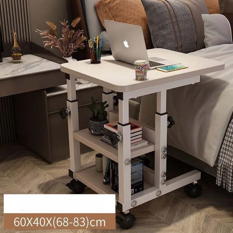 Movable small table, bedside table, bedroom, household desk, dormitory, simple lazy lifting computer table, sofa edge - view 2