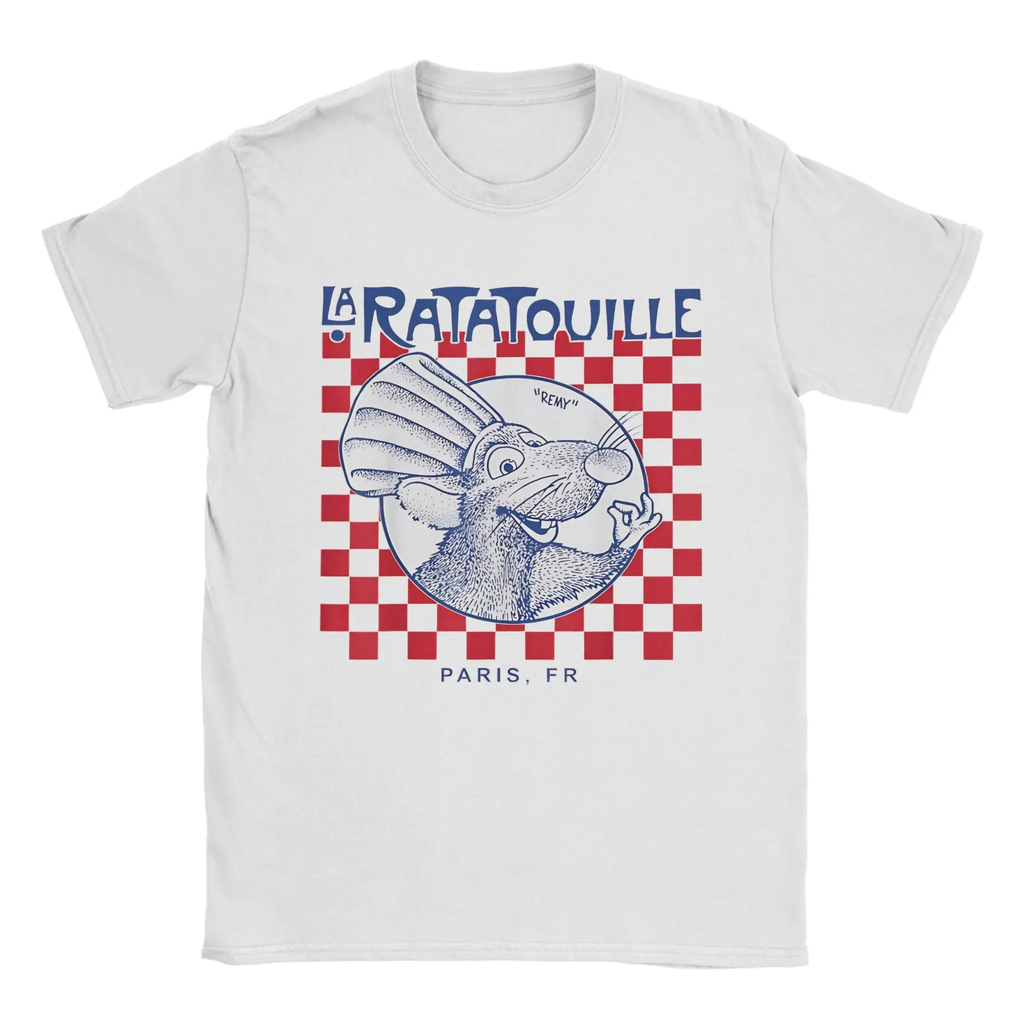 Cartoon Remy T-Shirts für Männer und Frauen Ratatouilles Kreative Baumwoll-T-Shirts Rundhals Kurzarm T-Shirt Übergrößen Kleidung – Detail 4