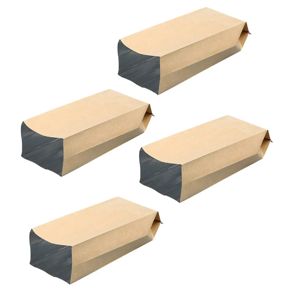 100Pcs Sealing Pouches for Tea and Paper with Foil Lining Air Tight Moisture Resistant Blank Panel for Custom
