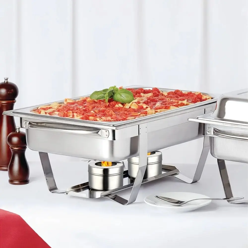 Accesorios de acero inoxidable, soporte de combustible para frotar, suministros de cocina universales, cajas de Buffet, calentadores enlatados, latas de mecha