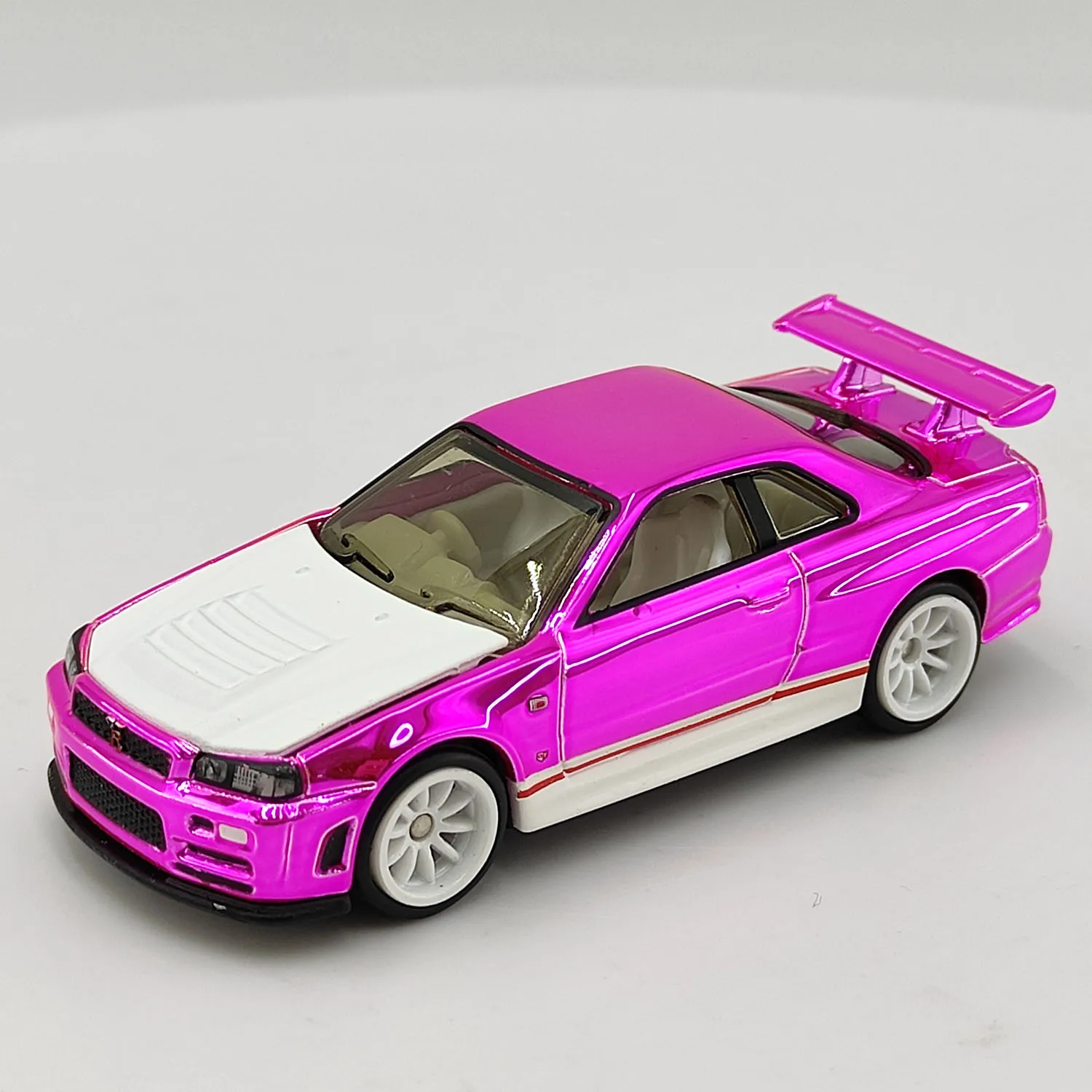 

Литые под давлением Hot Wheels масштаб 1/64 Rlc Gtr R34 Skyline открытая крышка Бесплатная упаковка модель автомобиля из сплава Коллекционная игрушка в подарок Сувенирный дисплей