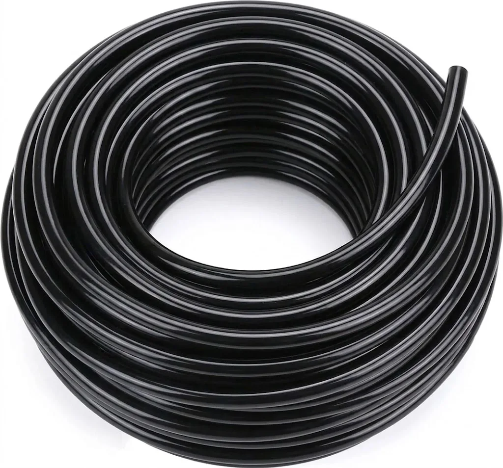 5m Black Drip Irrigation Hose Perfect for DIY Garden Irrigation System or as Blank Distribution Tubing for Any Garden Use