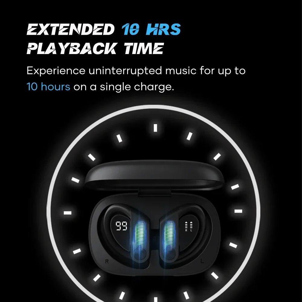 سماعات Wavefun XBuds 5 بلوتوث مع سماعات أذن للتمرين BT5.3 سماعات مقاومة للماء مع وظيفة بنك الطاقة #3