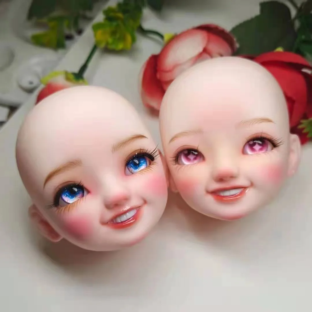 30cm Smile Face Doll 1/6 Bjd Doll Makeup Doll Head or Whole Doll DIY Handmade Dolls Kids Toy Girls Doll