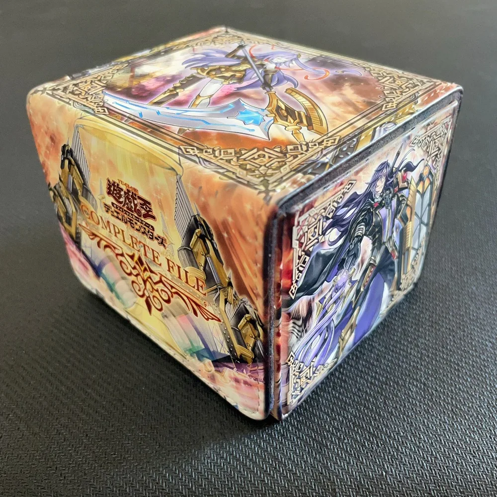 Yu-Gi-Oh！Tearlands Scheiren Magnetic Flip PU Card Box Labrynth of The Silver Castle/Traptrix Dionaea Game Card Storage Box Toys view 4
